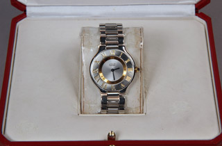 Lote 170: RELOJ PULSERA DE DAMA FRANCES CARTIER. RELOJ PULSERA DE DAMA FRANCES CARTIER.