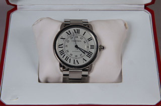 Lote 169: RELOJ PULSERA DE HOMBRE FRANCES CARTIER. RELOJ PULSERA DE HOMBRE FRANCES CARTIER.