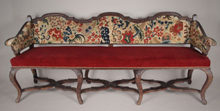 Lote 80: ANTIGUO SOFA FRANCES DE EPOCA REGENCE.  ANTIGUO SOFA FRANCES DE EPOCA REGENCE. 