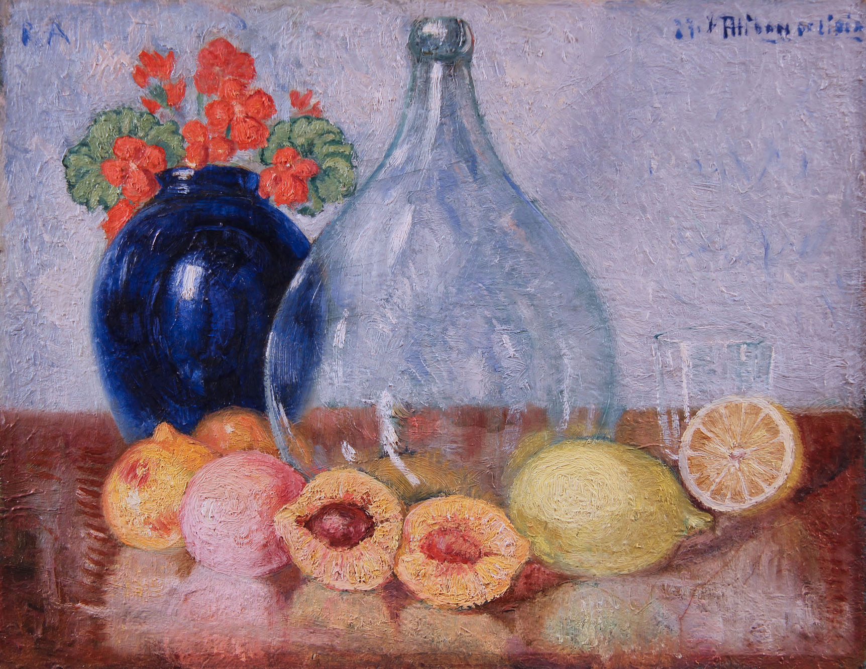 THIBON DE LIBIAN, Valentín 'COMPOSICION CON FRUTAS Y FLORES' 