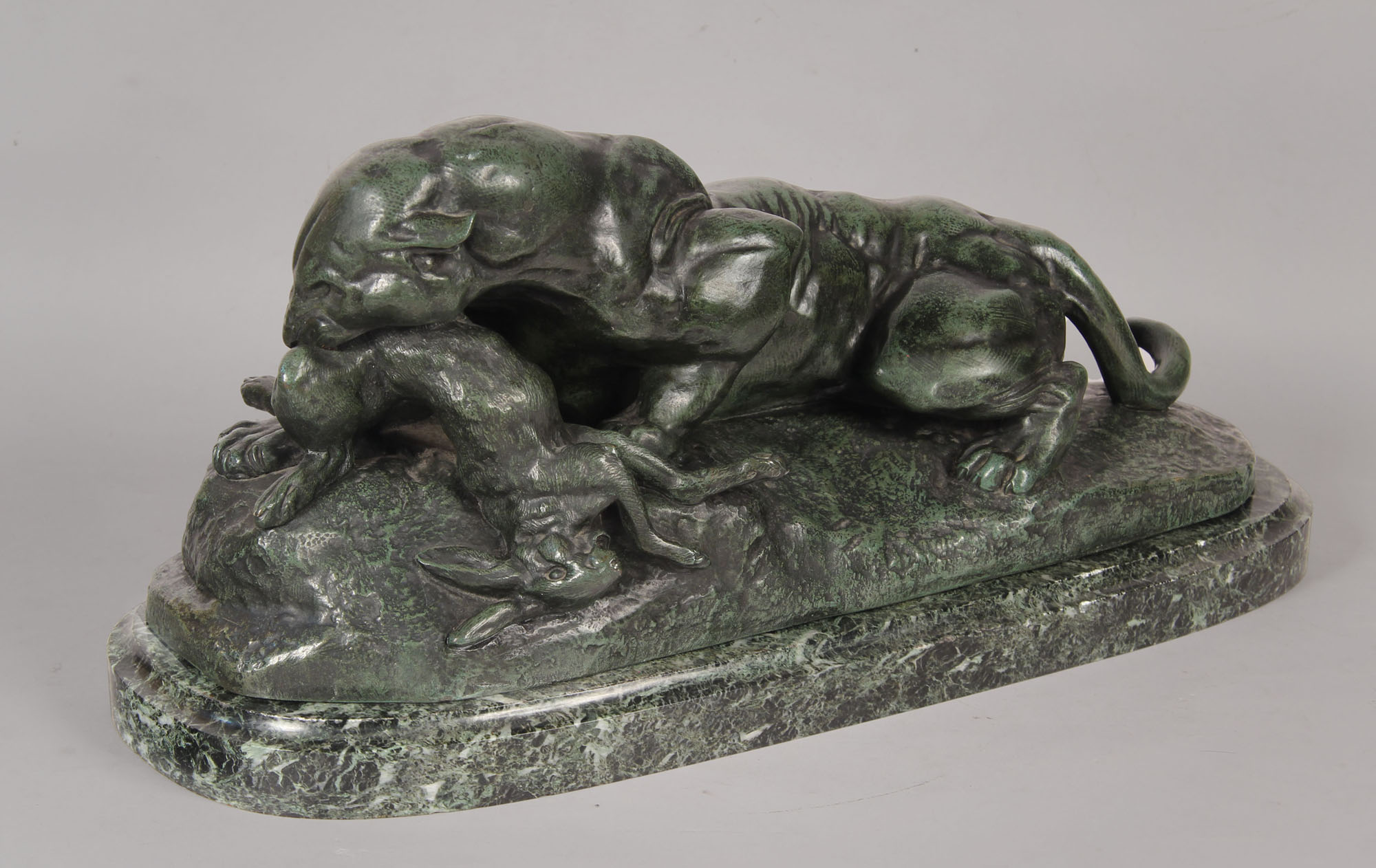 BARYE, Antoine Louis 'JAGUAR DÉVORANT UN LIÈVRE' BARYE, Antoine Louis 'JAGUAR DÉVORANT UN LIÈVRE'