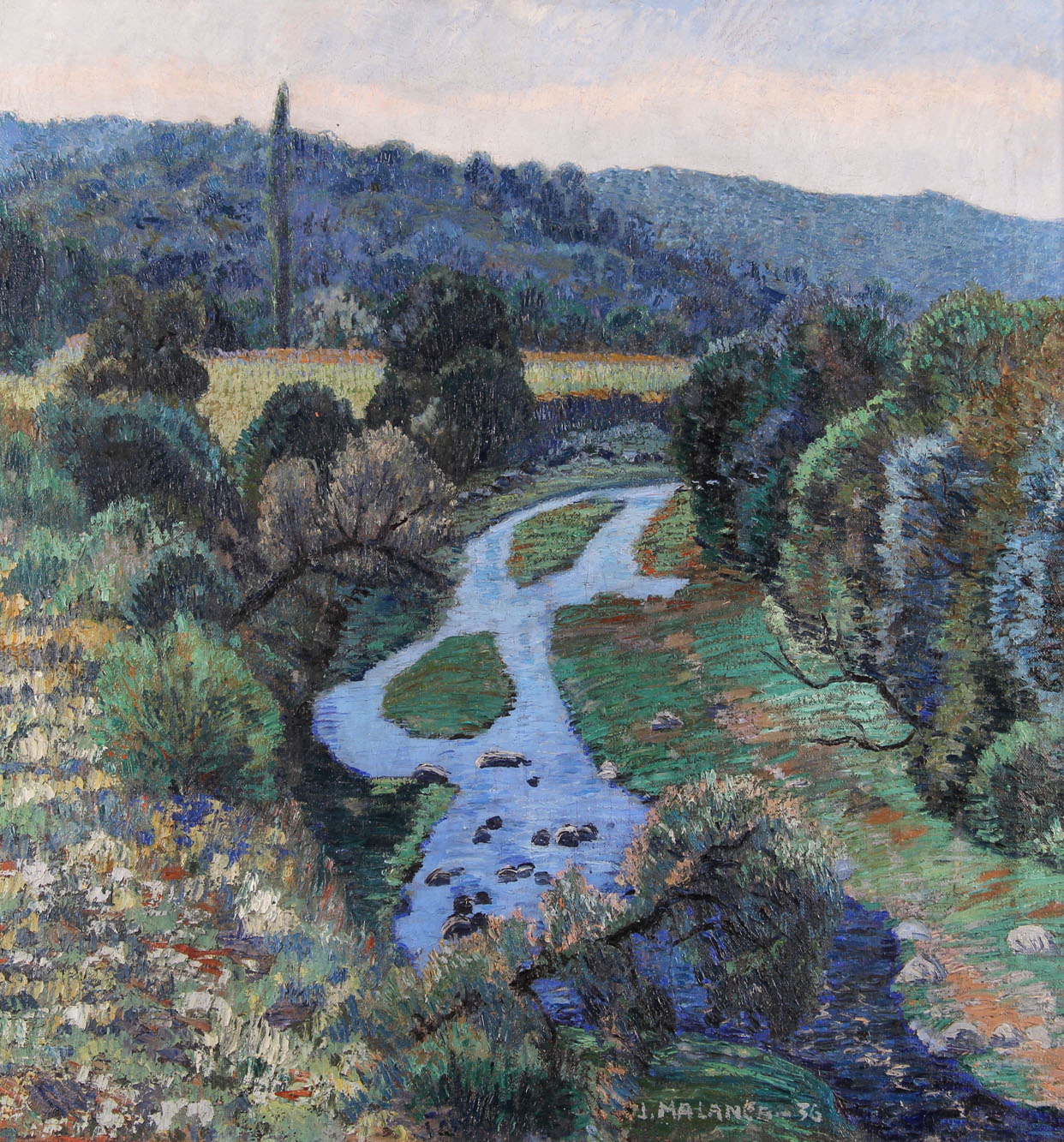 MALANCA, José A. 'PAISAJE CON ARROYO' MALANCA, José A. 'PAISAJE CON ARROYO'