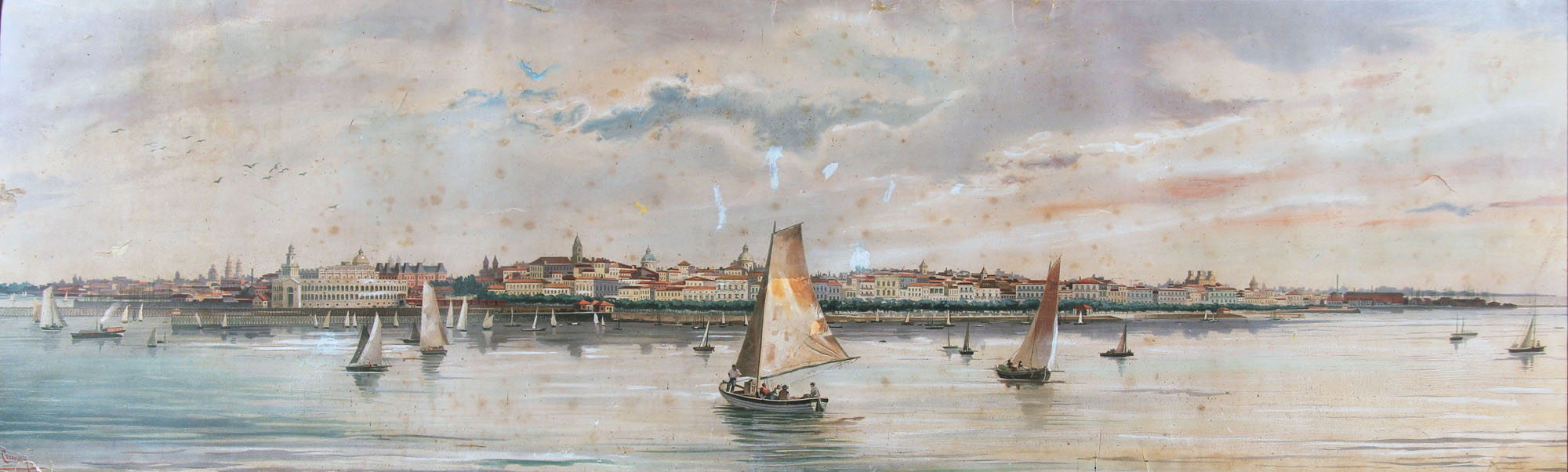 CASANOVA, E. 'VISTA PANORAMICA DE CIUDAD DE BUENOS AIRES'