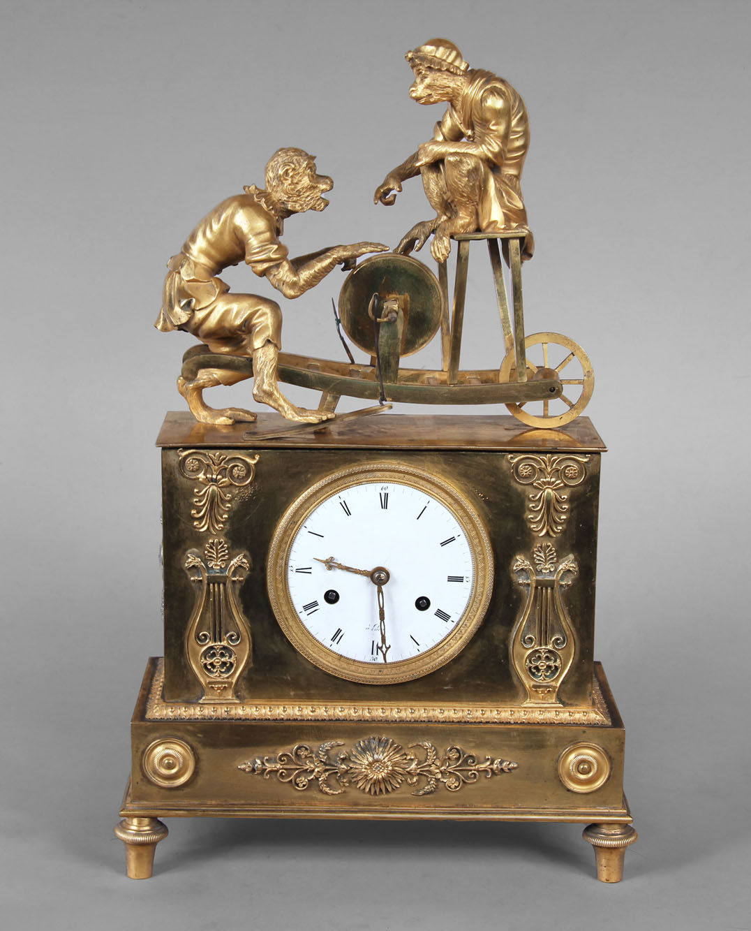 ANTIGUO RELOJ FRANCES DE APOYO DE EPOCA RESTAURACION. ANTIGUO RELOJ FRANCES DE APOYO DE EPOCA RESTAURACION.