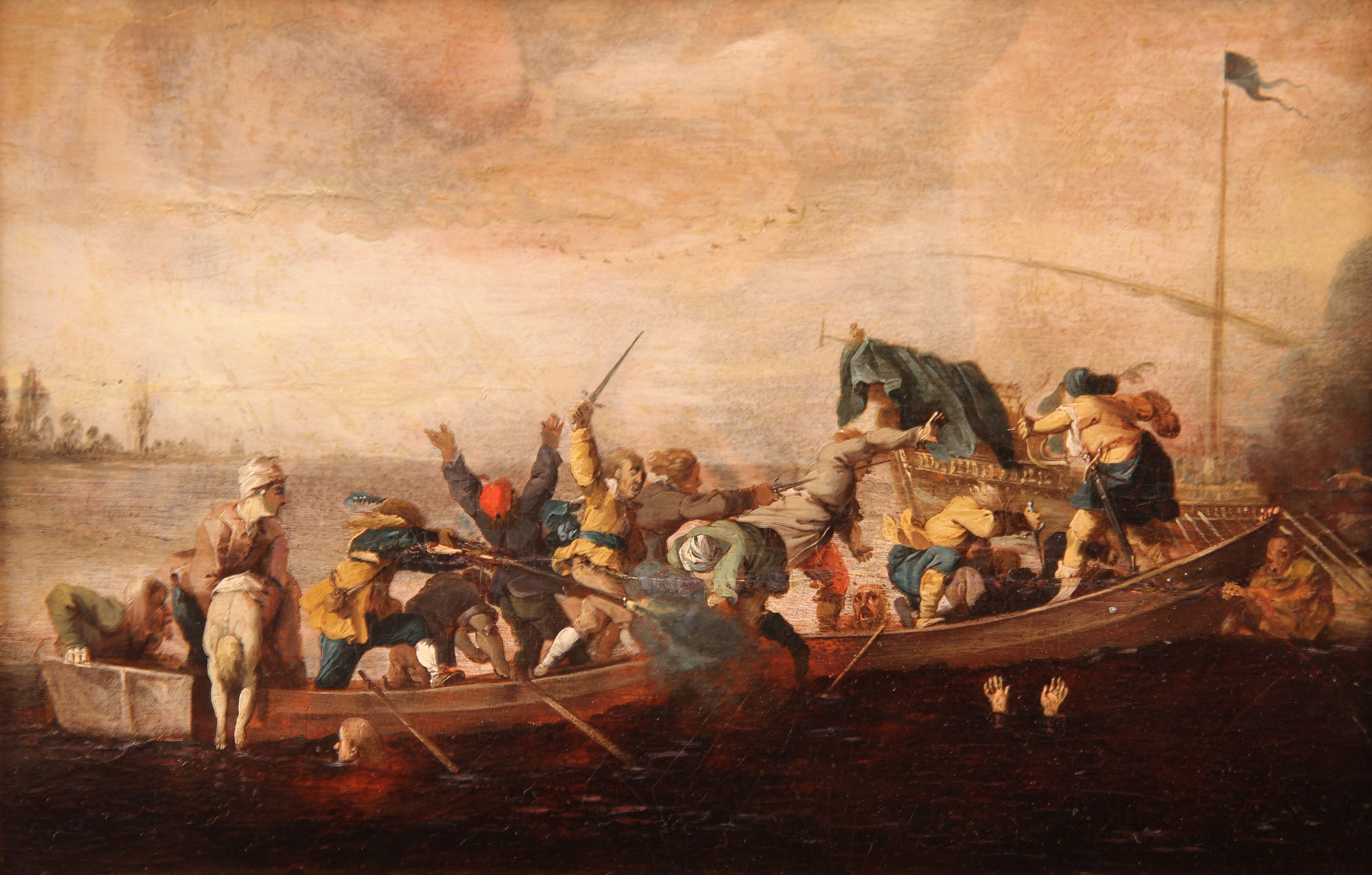 VAN DE VELDE, Esaias 'ESCENA DE BATALLA'