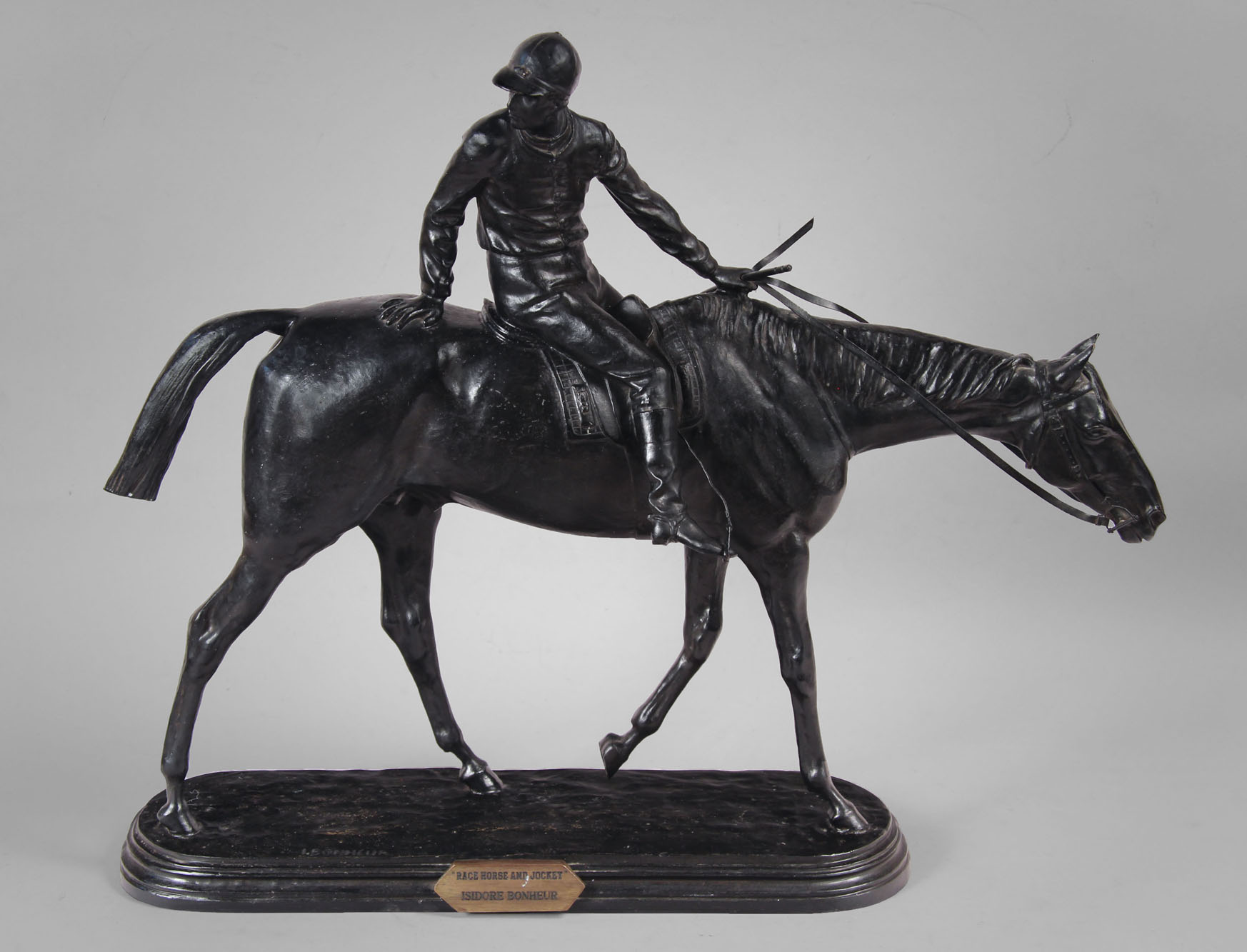 BONHEUR, Isidore Jules 'RACE HORSE AND JOCKEY' BONHEUR, Isidore Jules 'RACE HORSE AND JOCKEY'