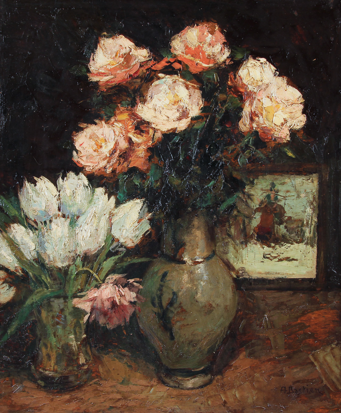 BASTIEN, Alfred  'VASOS CON FLORES' 