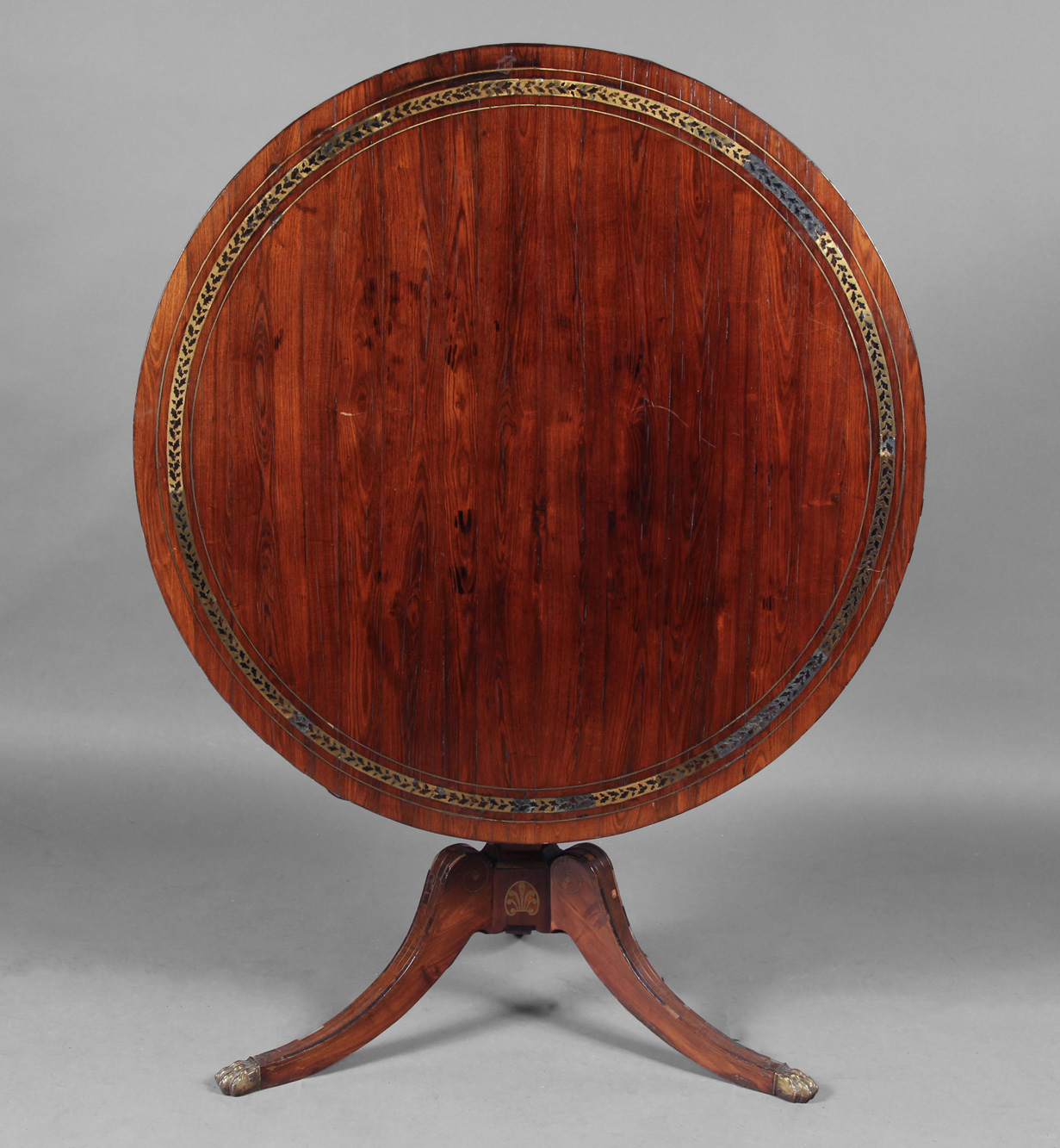  ANTIGUA MESA TILT-TOP INGLESA REGENCY. 