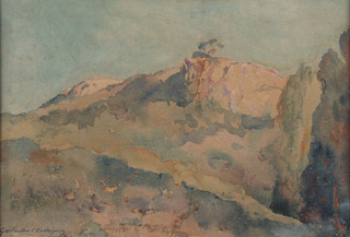 Lote 107: RODRIGUEZ, Guillermo C. 'PAISAJE MONTAÑOSO'