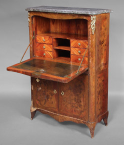 Lote 190: ANTIGUO SECRETAIRE FRANCES DE EPOCA LUIS XV.  ANTIGUO SECRETAIRE FRANCES DE EPOCA LUIS XV. 