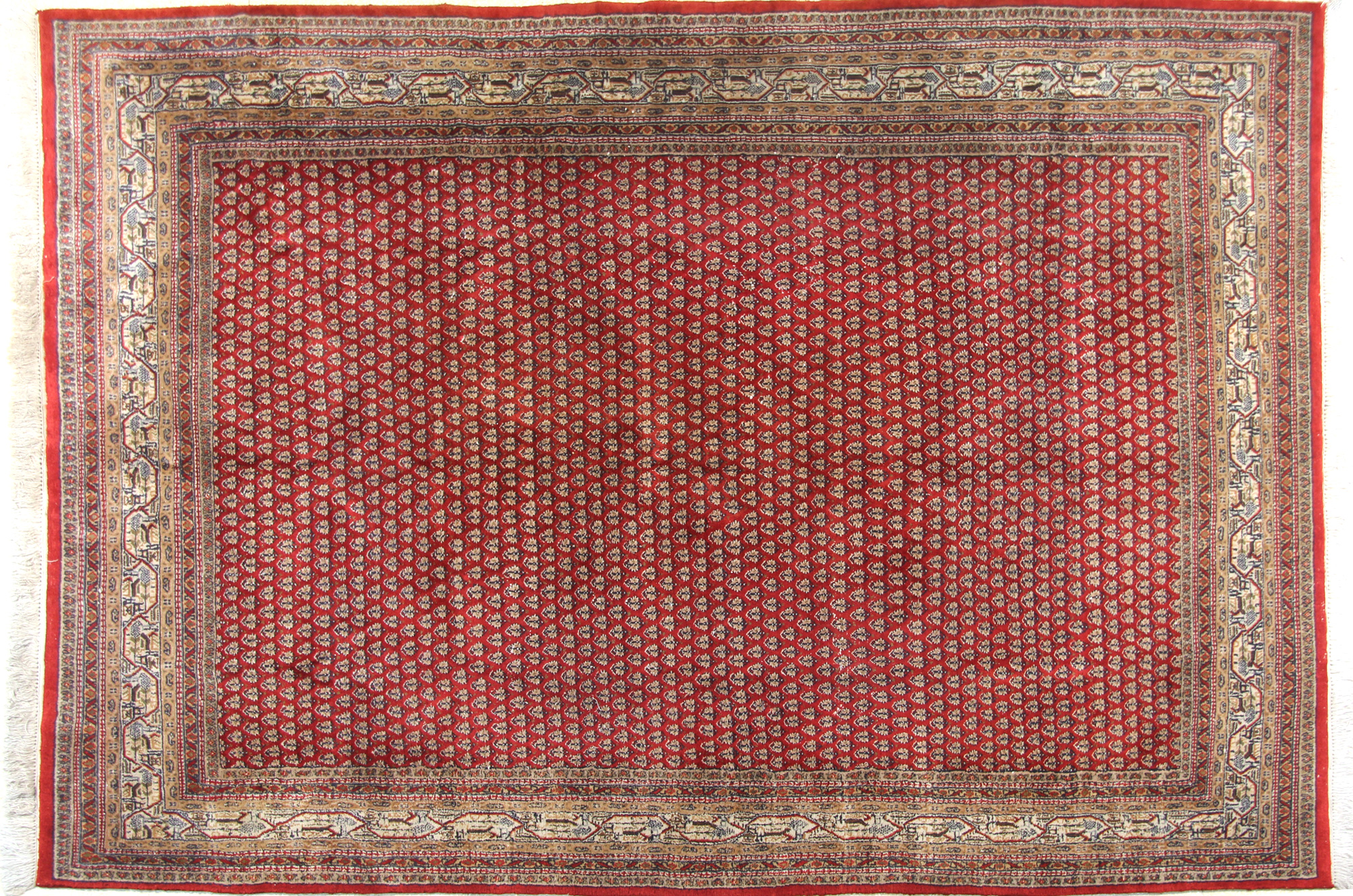  ALFOMBRA PERSA DE LANA TEJIDA A MANO. 