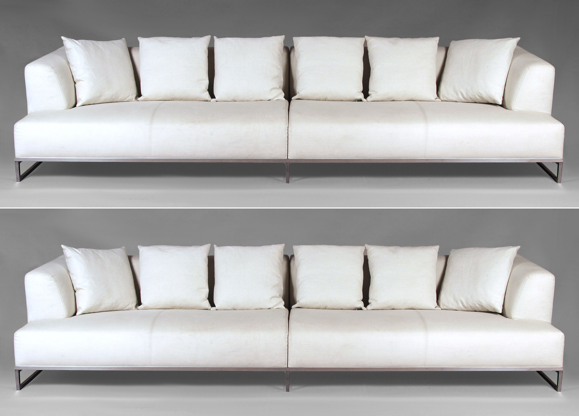 Lotes 157 y 158: 
																		SOFA ITALIANO DISEÑO DE ANTONIO CITTERIO. 
																		SOFA ITALIANO DISEÑO DE ANTONIO CITTERIO. 