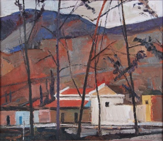 Lote 82: TRAVIESO, Francisco 'PAISAJE DE JUJUY (MAIMARA)' 