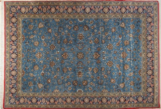 Lote 318: ALFOMBRA PERSA DE LANA TEJIDA A MANO.  ALFOMBRA PERSA DE LANA TEJIDA A MANO. 