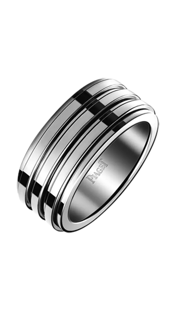  ANILLO DE ORO BLANCO PARA HOMBRE PIAGET.