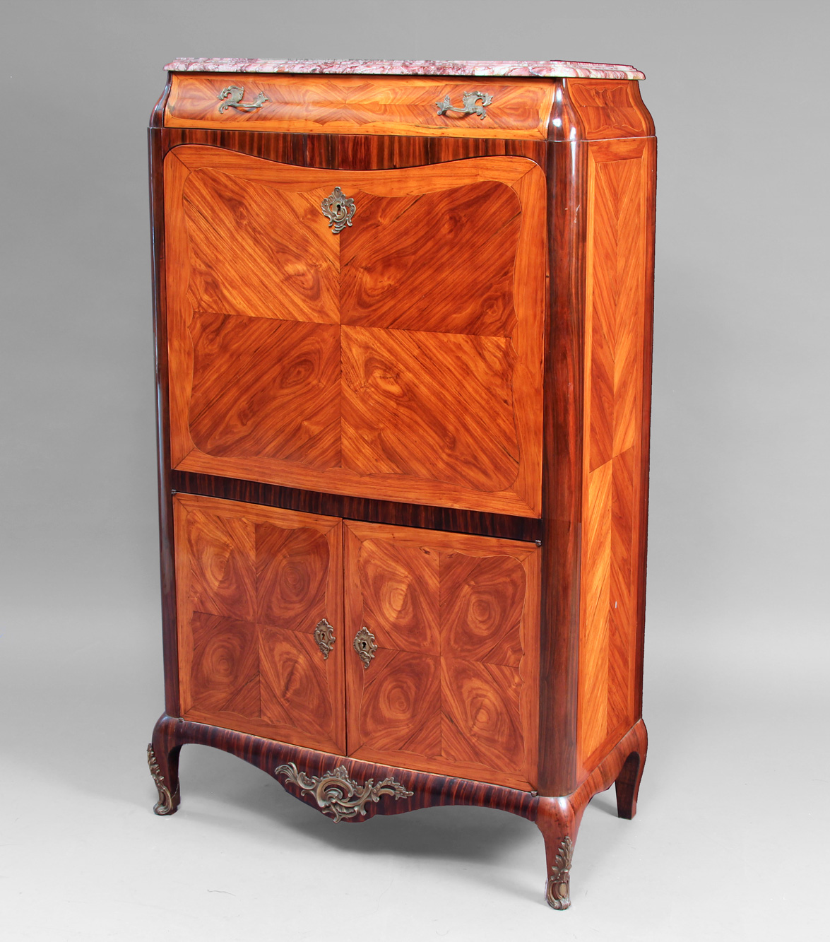  ANTIGUO SECRETAIRE FRANCES DE ESTILO LUIS XV. 