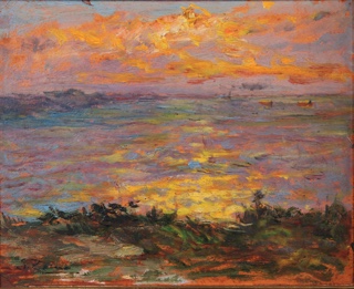 Lote 85: ZAINO, Salvador 'ATARDECER' 