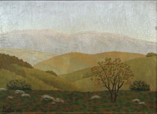 Lote 39: BUTLER, Fray Guillermo 'PAISAJE SERRANO'