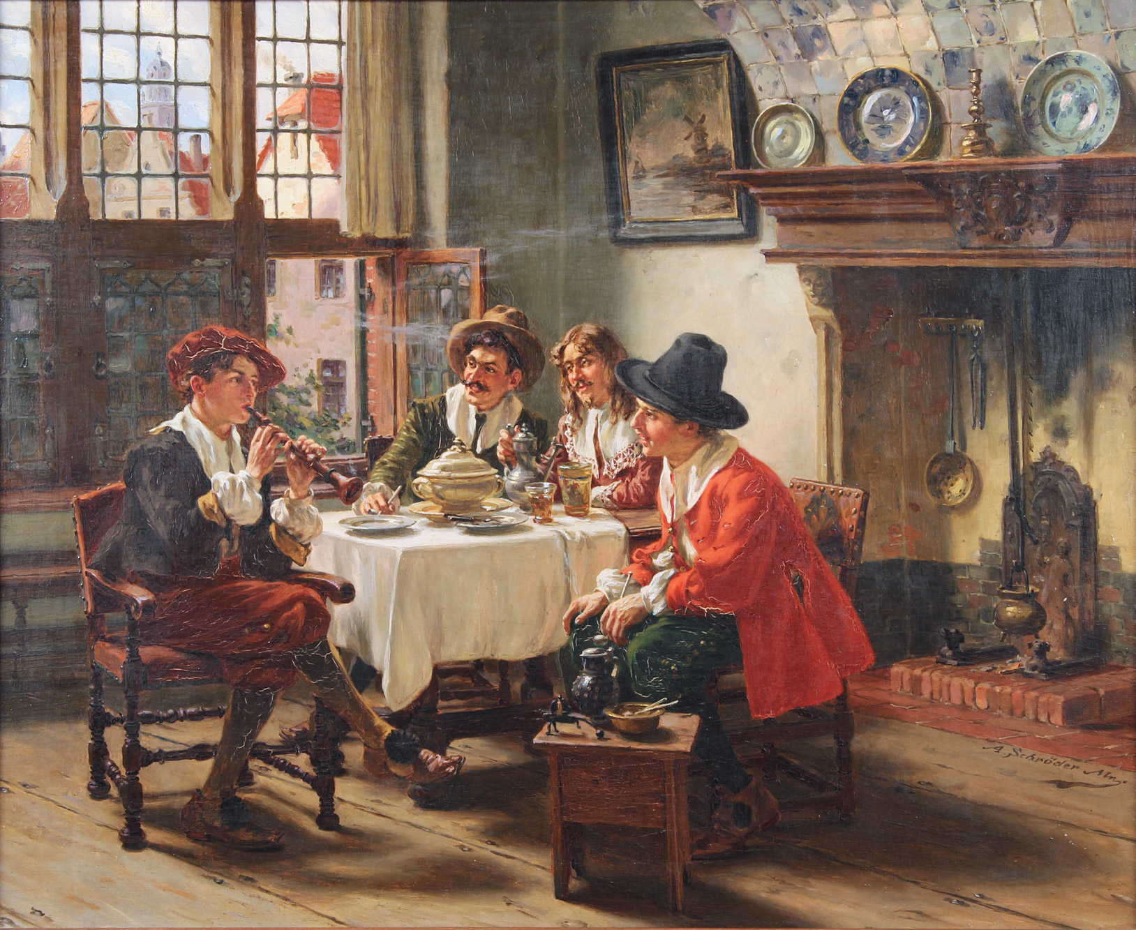 SCHRÖDER, Albert Friedrich 'LA SOBREMESA' 