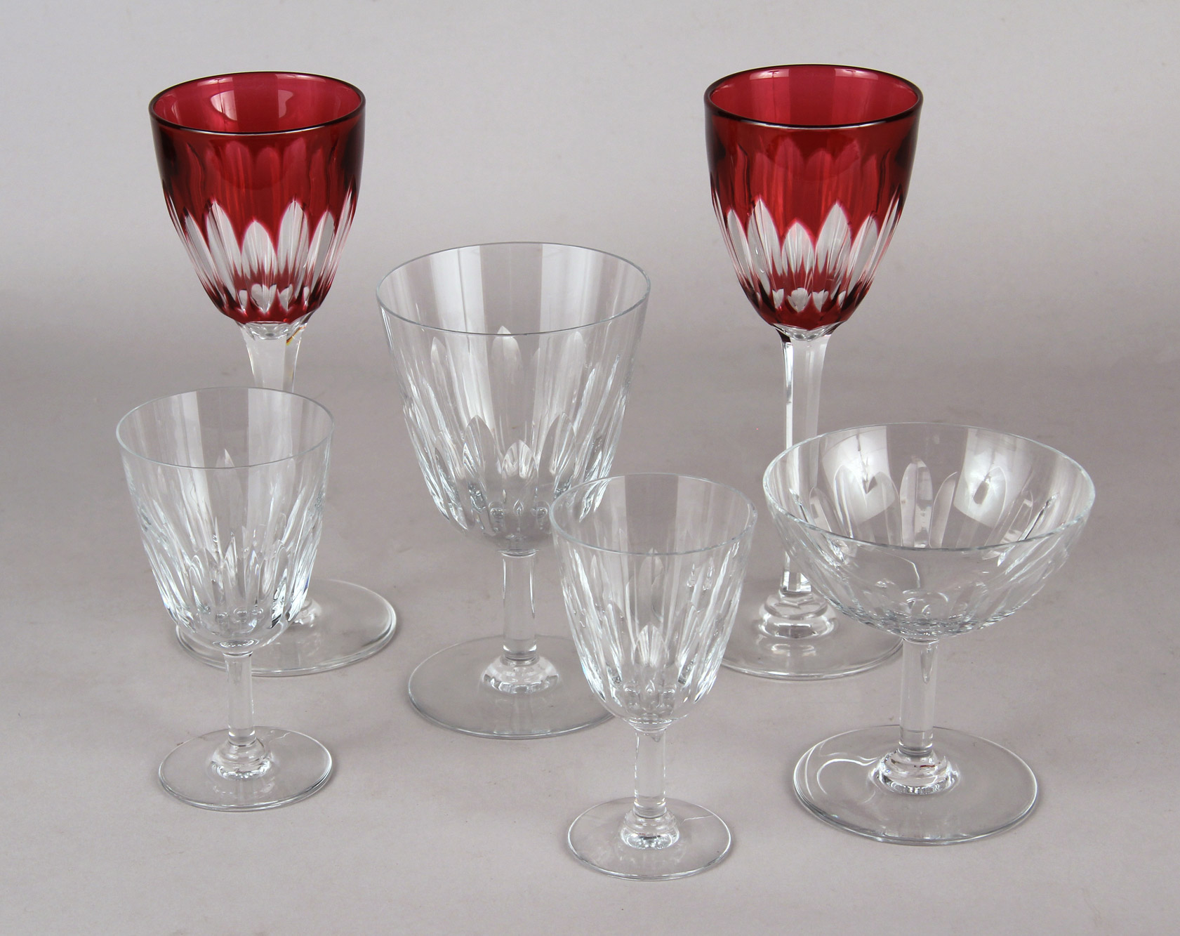  JUEGO DE COPAS FRANCES SELLADO BACCARAT. 