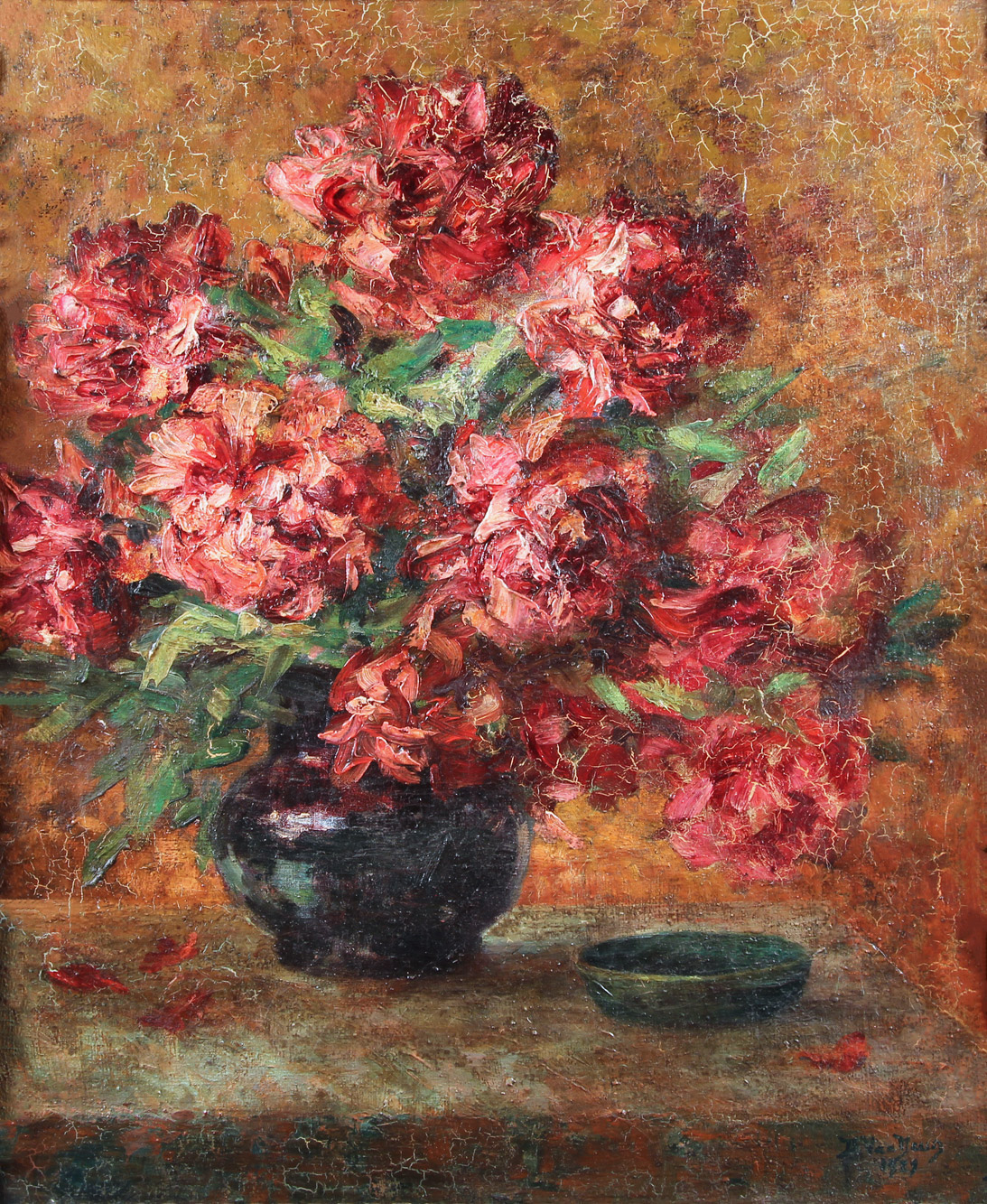  'VASO CON FLORES'