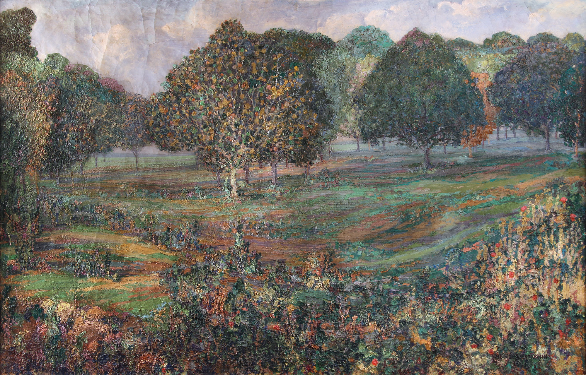  'PAISAJE CON ARBOLES'