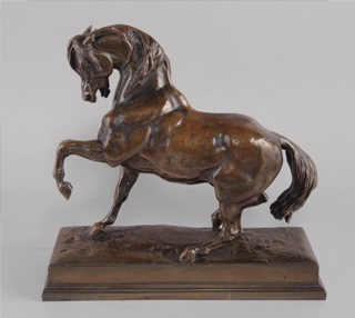 Lote 431: BARYE, Antoine Louis 'CHEVAL TURC'