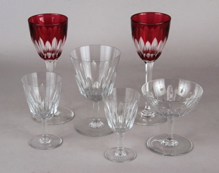 Lote 469: JUEGO DE COPAS FRANCES SELLADO BACCARAT.  JUEGO DE COPAS FRANCES SELLADO BACCARAT. 