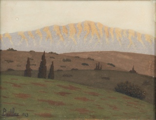 Lote 92: BUTLER, Fray Guillermo 'PAISAJE SERRANO'