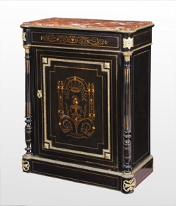 Lote 177: MUEBLE FRANCES DE ARRIMO ESTILO NAPOLEON III.  MUEBLE FRANCES DE ARRIMO ESTILO NAPOLEON III. 