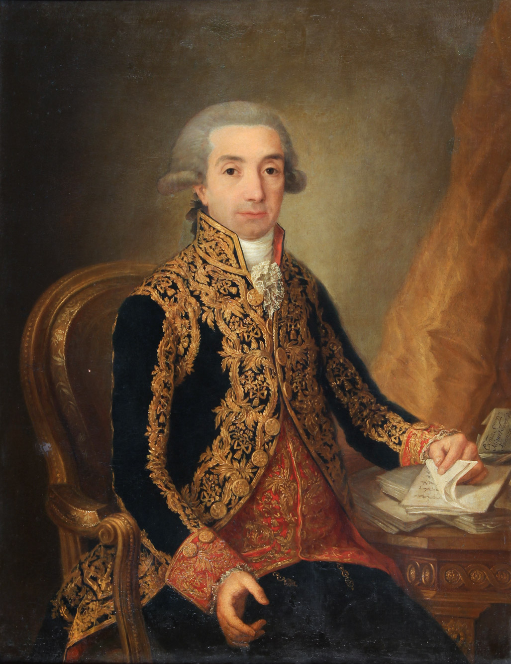 Escuela de  'RETRATO DE MIGUEL JOSE DE AZANZA'