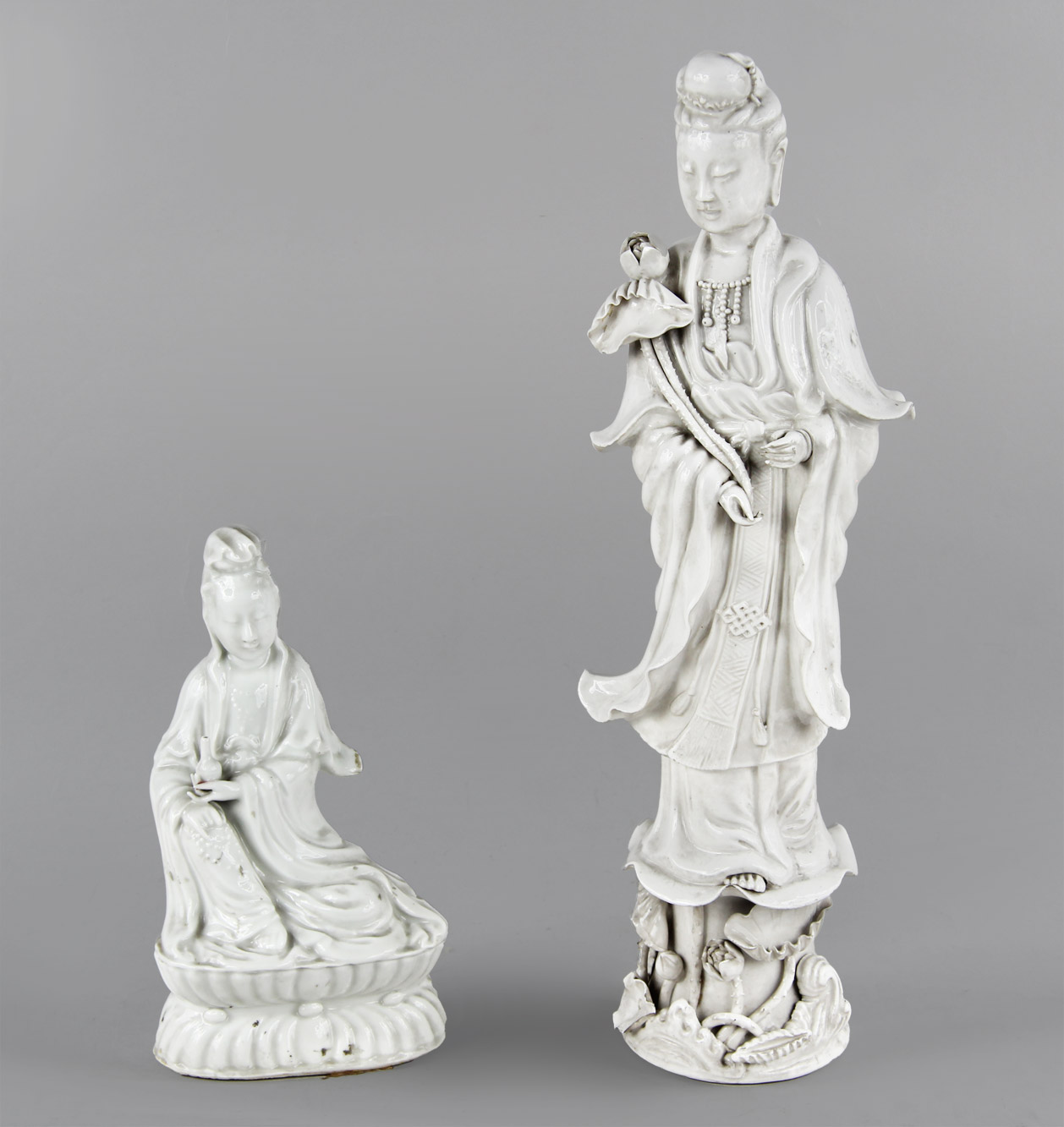 Lotes 720 y 719: 
																		FIGURA CHINA DE PORCELANA BLANC DE CHINE.
																		FIGURA CHINA DE PORCELANA BLANC DE CHINE.