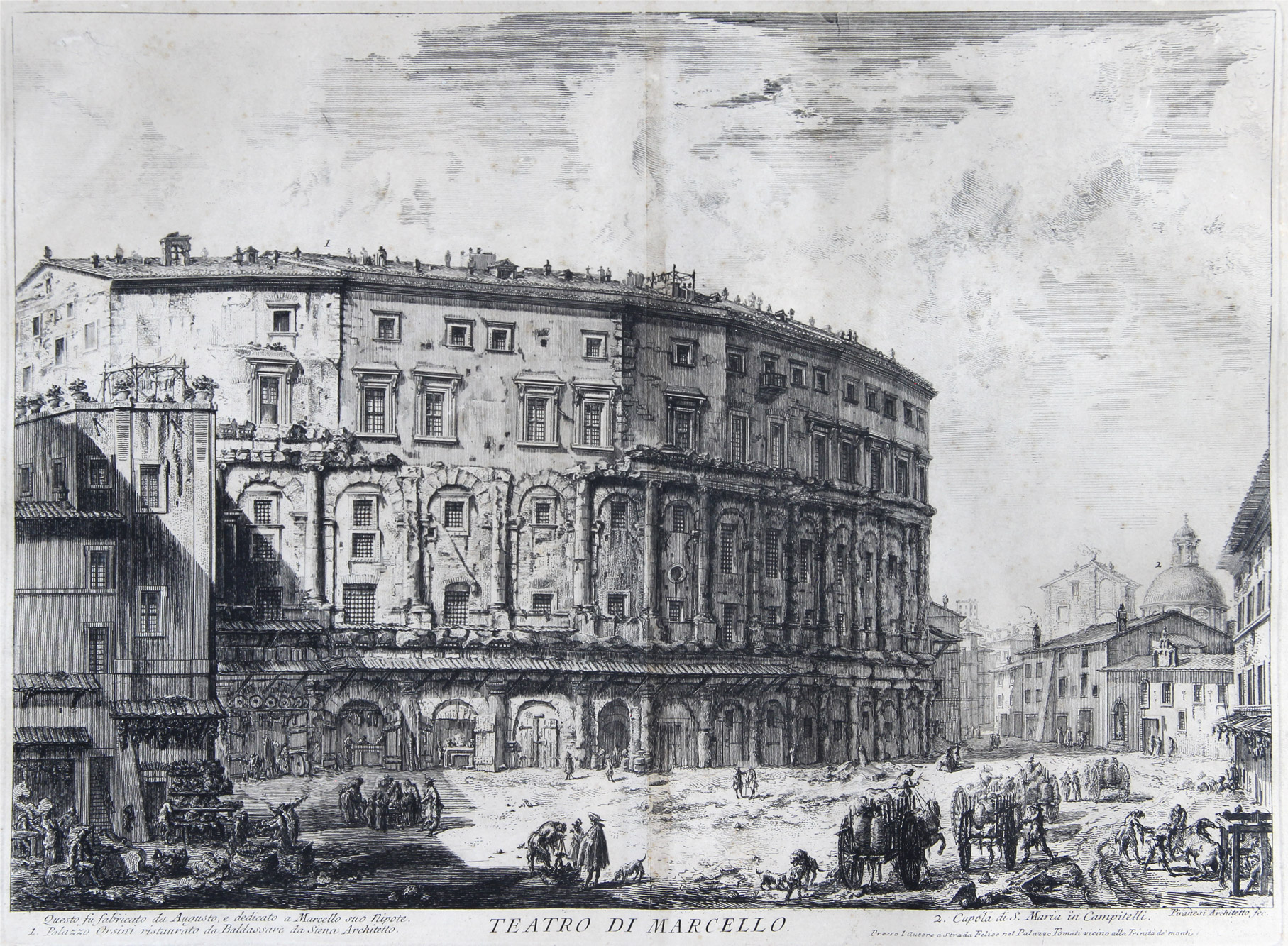 PIRANESI, Giovanni Battista 'TEATRO DI MARCELLO'