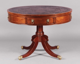 Lote 245: MESA CIRCULAR 'DRUM TABLE' DE ESTILO INGLES.  MESA CIRCULAR 'DRUM TABLE' DE ESTILO INGLES. 