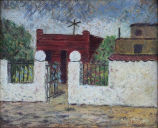 Lote 69: ROSSO, José Desiderio 'FRENTE DE CASA'