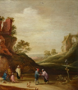 Lote 169: TENIERS, David III 'PAISAJE ANIMADO'