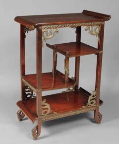 Lote 328: ANTIGUO MUEBLE CHINO ETAGERE SIGLO XIX. ANTIGUO MUEBLE CHINO ETAGERE SIGLO XIX.