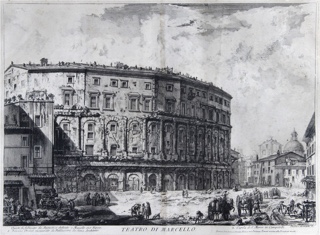 Lote 162: PIRANESI, Giovanni Battista 'TEATRO DI MARCELLO'