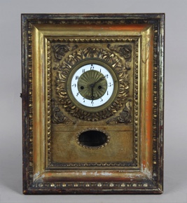 Lote 667: ANTIGUO RELOJ FRANCES DE APPLIQUE DEL SIGLO XIX.  ANTIGUO RELOJ FRANCES DE APPLIQUE DEL SIGLO XIX. 