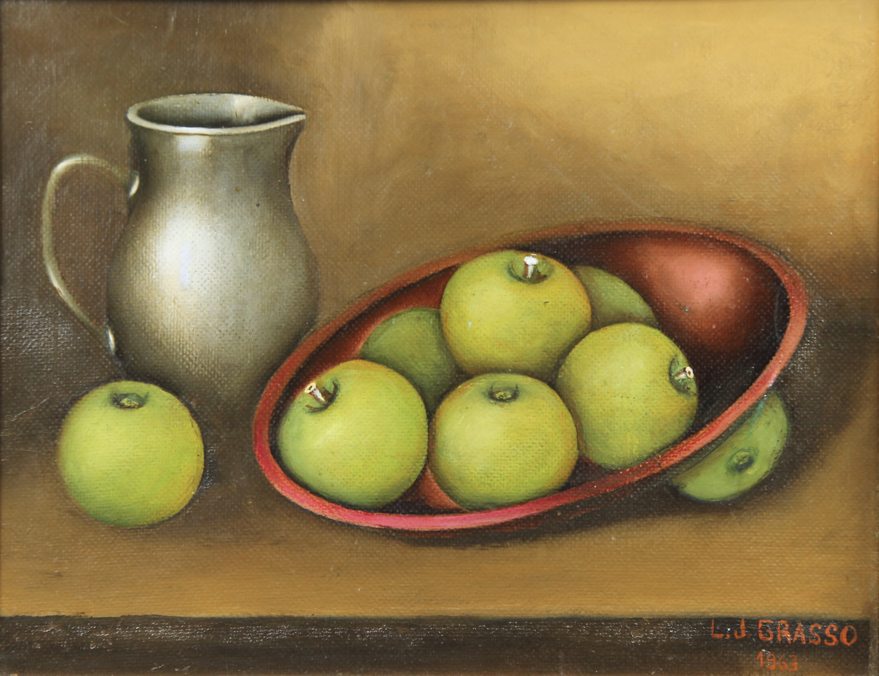 LEPANTO GRASSO, Juan 'COMPOSICION CON MANZANAS VERDES' 
