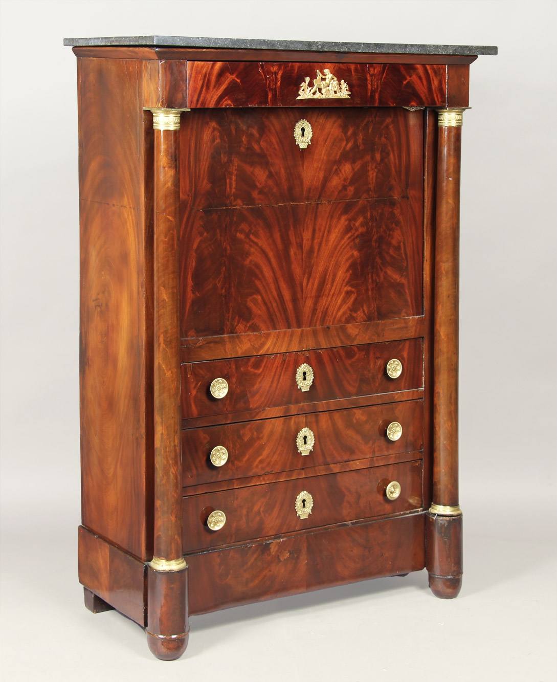  ANTIGUO SECRETAIRE FRANCES ESTILO IMPERIO. 