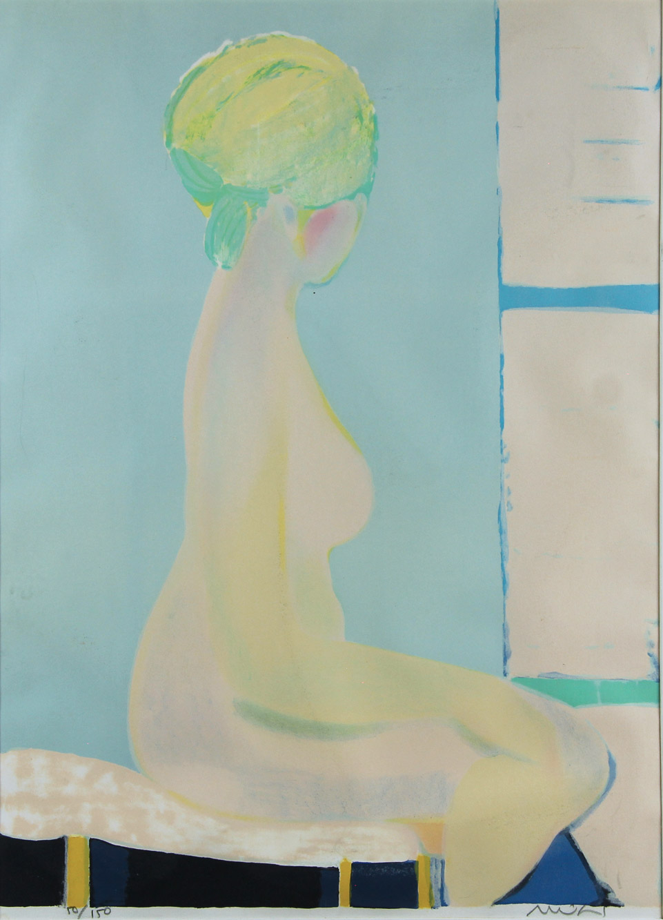  'FEMME AU TURBANT VERT'