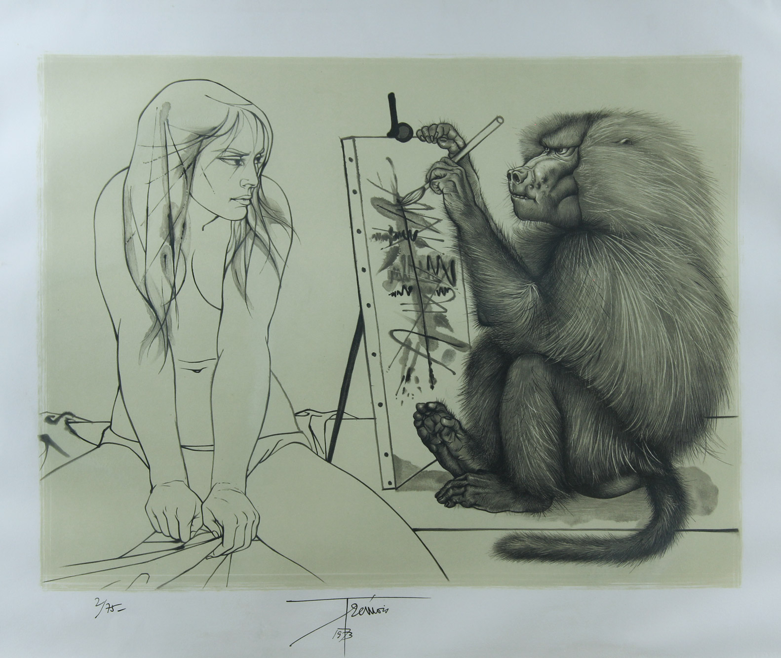 TREMOIS, Pierre-Yves 'FEMME AU SINGE'