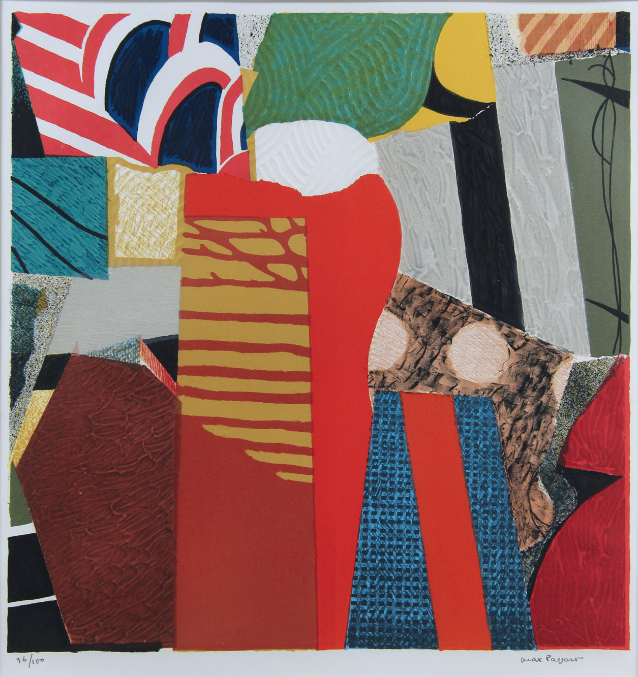 PAPART, Max 'NOIR ET BLEU, DIOGENE ET COMPOSITION'
