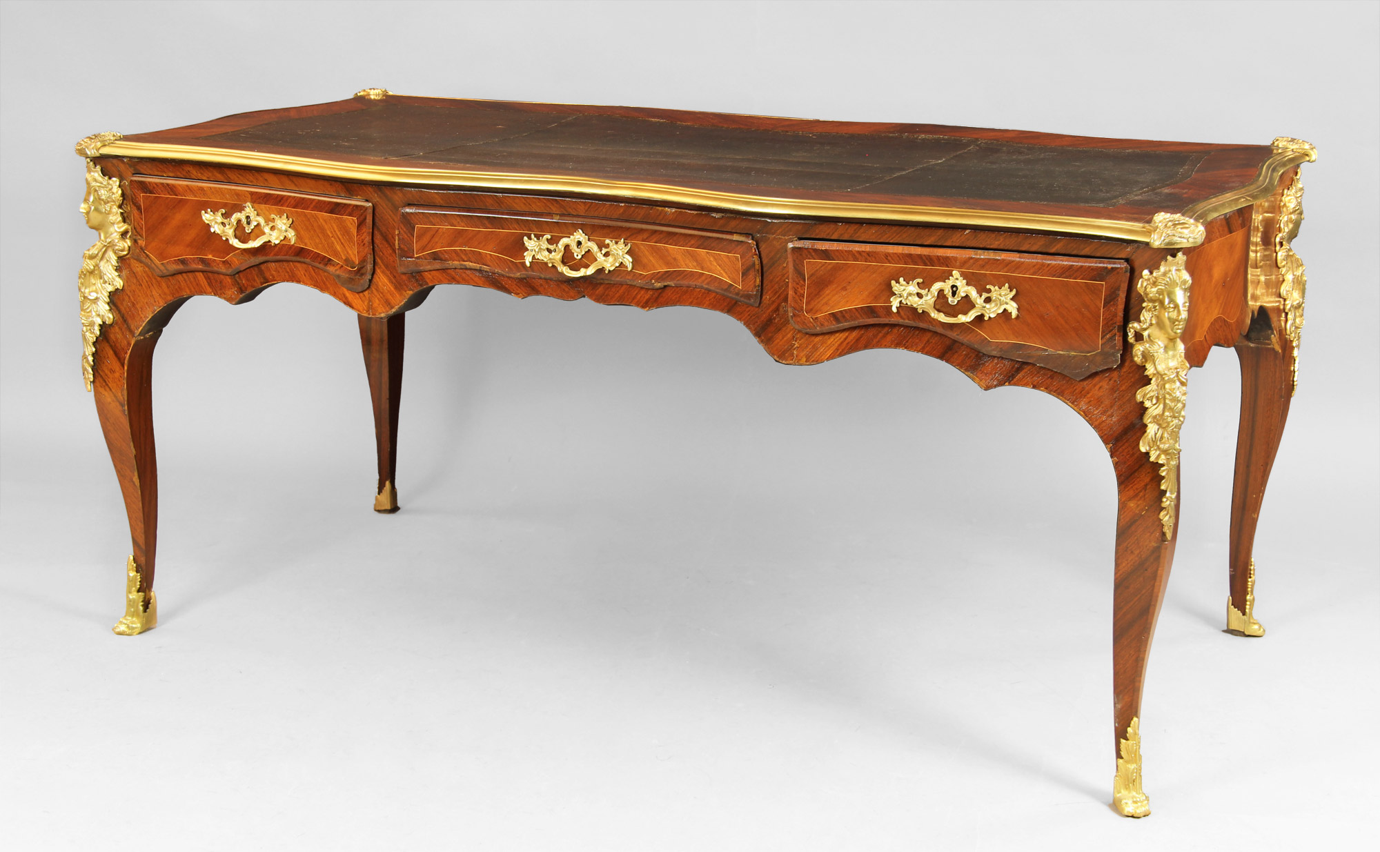  ANTIGUO BUREAU PLAT FRANCES DE ESTILO LUIS XV. 