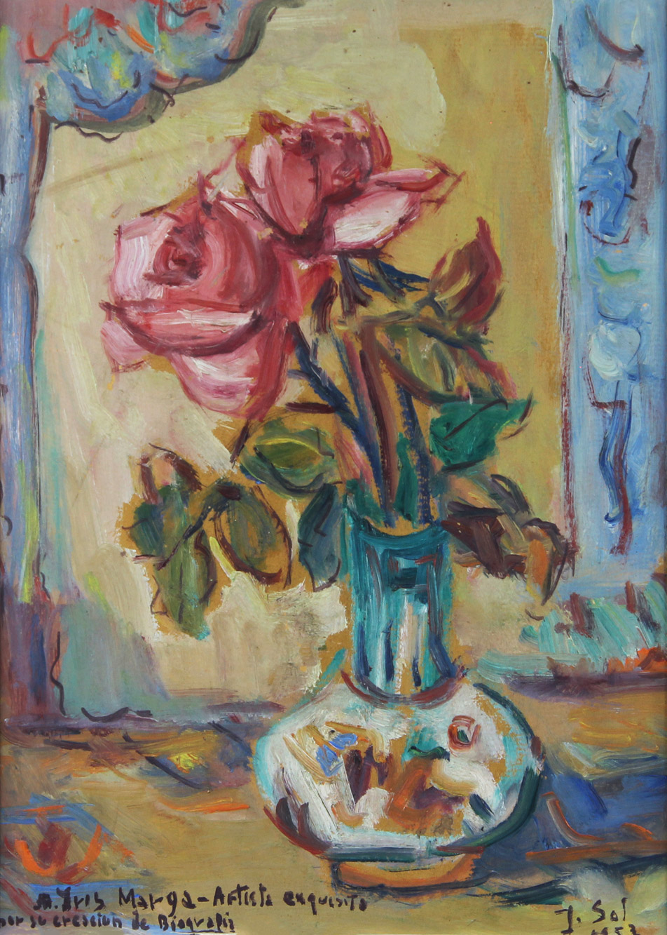  'VASO CON FLORES'