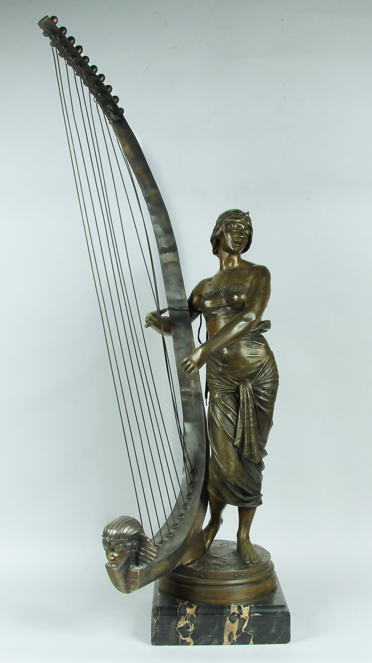 COUDRAY, Georges Charles 'TAHOSER, EGYPCIAN HARPIST'