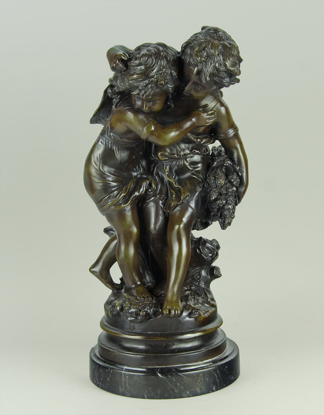 MOREAU. Auguste L.M. 'DOS NIÑOS'