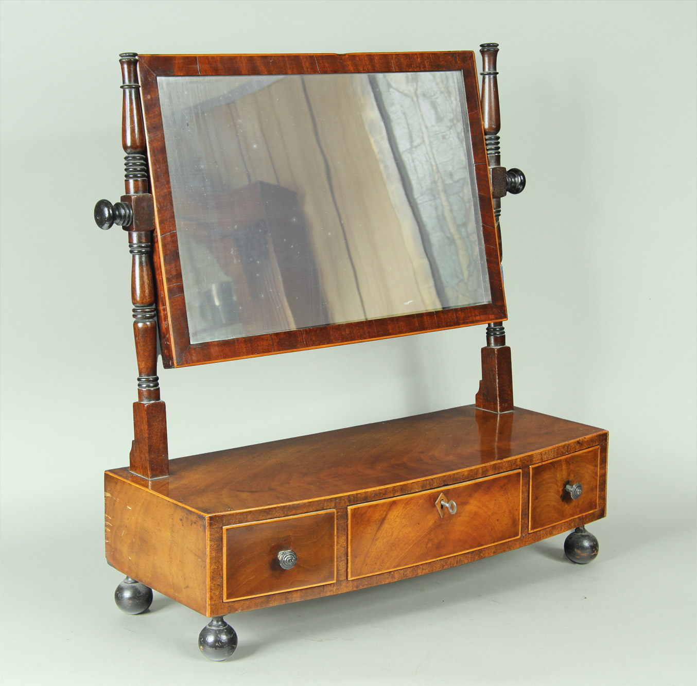  ANTIGUO TOILETTE MIRROR INGLES EDUARDIANO. 