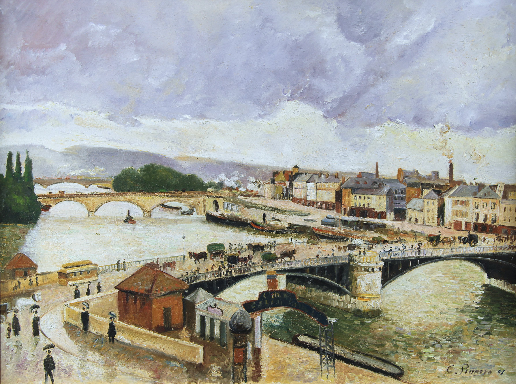  'IL PONTE BOIELDIEU A ROUEN'